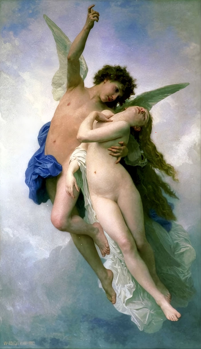 psyche and cupid bouguereau