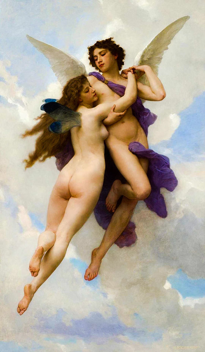 psyche and cupid bouguereau