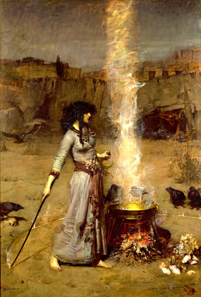 El círculo mágico John William Waterhouse