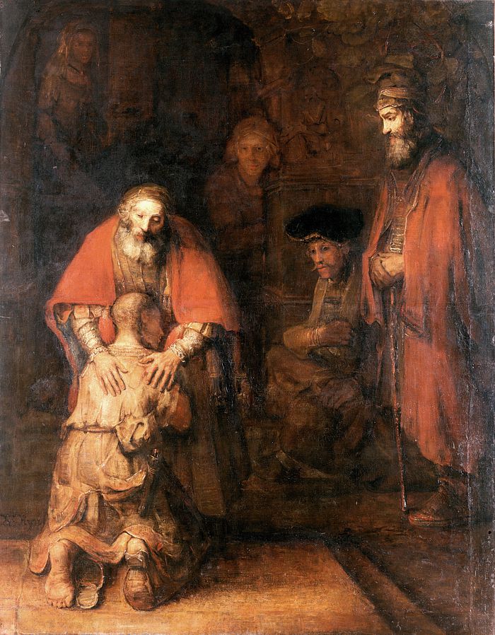 The Jewish Bride late period painting by Rembrandt