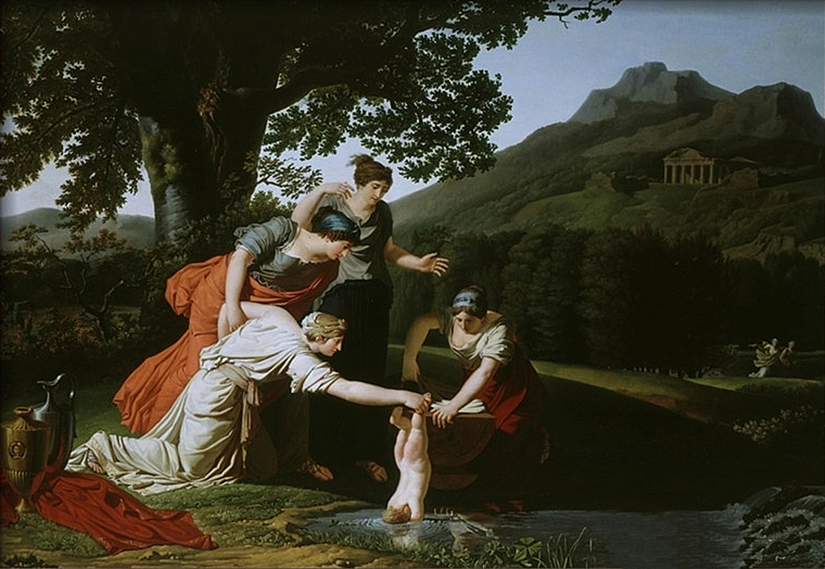 thetis sumerge a aquiles rogat