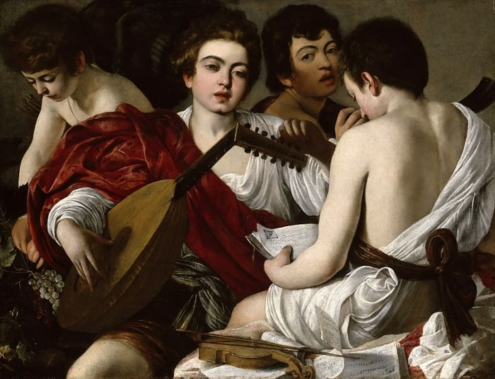 caravaggio los musicos1
